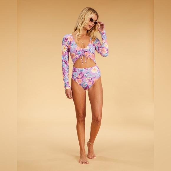 Billabong x Salty Blonde Floral Dream Bodysuit - Picture 4 of 6